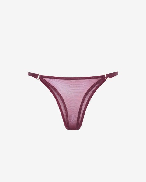 ginny burgundy // thongs