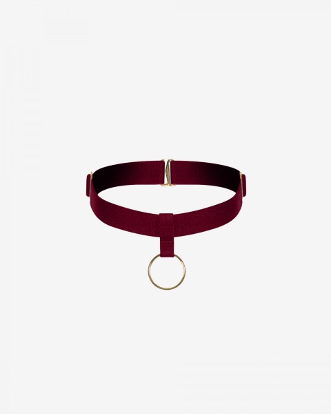 carmela burgundy // choker